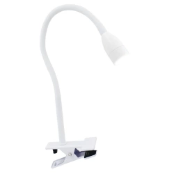 Lampe à pince, INSPIRE Gao, métal blanc