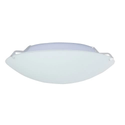 Plafonnier en verre depoli module led, INSPIRE Vicky, diam.25 cm