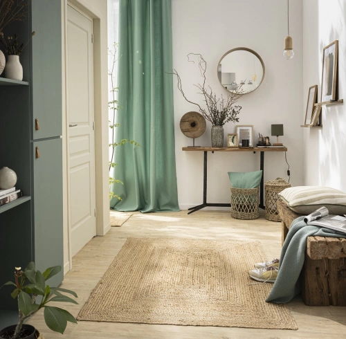 Miroir Nordik Tableto, rond diam. 56 cm, chêne, Inspire