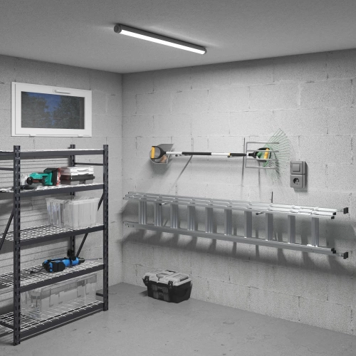 Réglette étanche led, tarsia, 120cm, 5500lm, 4000k, classe a, ip65,  INSPIRE