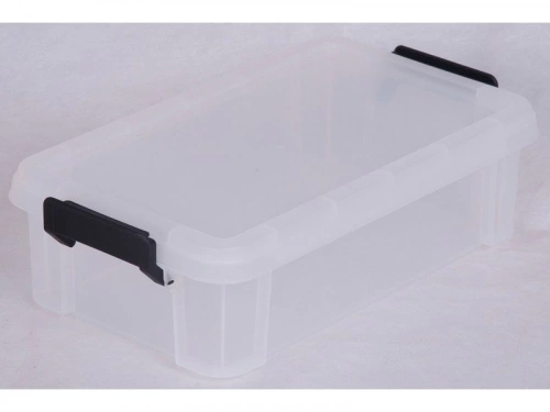Boîte Iris Plastique Transparent L.21.4 X P.36.5 X H.10.5 Cm Cm