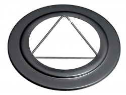 Rosace pour raccordement Isotip, JONCOUX, diam. 125 mm