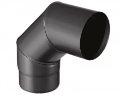 Coude émaillé 90° pour raccordement ISOTIP JONCOUX Diam. 125 mm L. 13cm Ep. 0.7mm