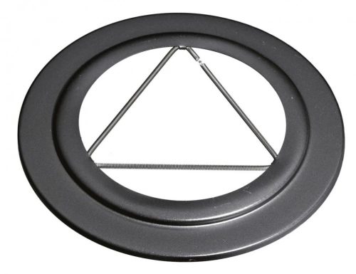 Rosace pour raccordement JONCOUX Diam.80 mm noir mat