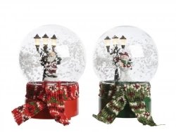 Bouge À Neige Lumineuse De Noël À Led