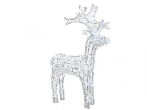 Deco noel, Renne Lumineux Flash 90 Cm