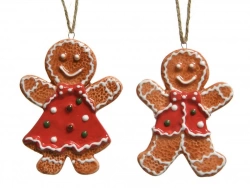 36 Bonhommes Pain D'Épice À Suspendre De Noël Marron