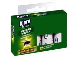 Lot de 4 ruban adhésif attrape mouche, KAPO, vert