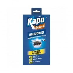 Bandes adhésives transparentes anti-mouches x 12 KAPO Expert