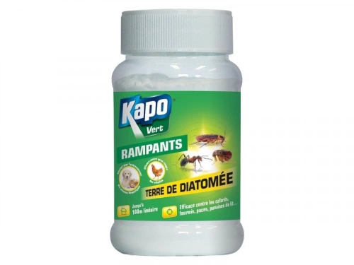 Terre de diatomée en poudre multisurface pour rampants, KAPO VERT, 100 g