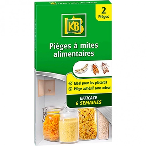 Lot de 2 Pièges anti-mites alimentaire, KB
