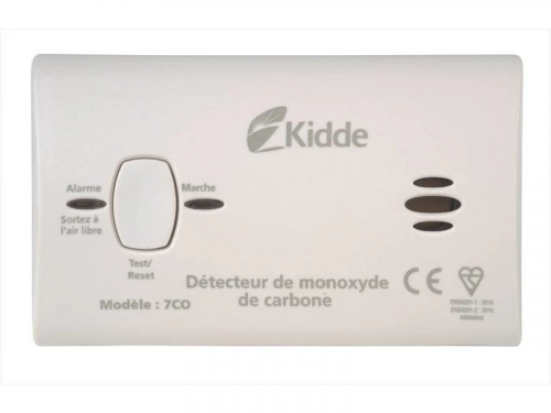 Détecteur monoxyde de carbone k7co 1 an kidde