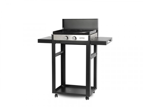 Plancha française au gaz 250 DUO LE MARQUIER, noir et inox