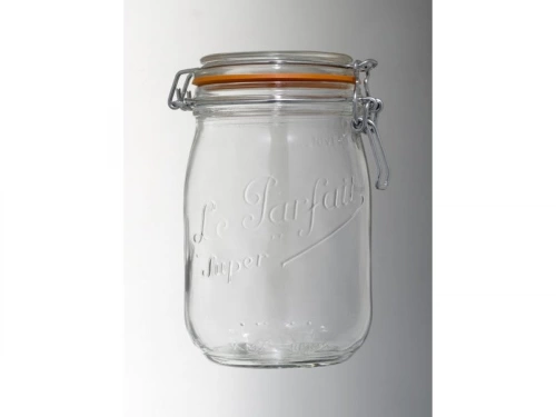 Lot de 6 bocaux, LE PARFAIT, 1L