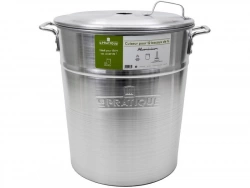 Cuiseur Aluminium 40 Litres - 12 Bocaux De 1 L
