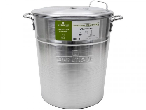Cuiseur Aluminium 40 Litres - 12 Bocaux De 1 L