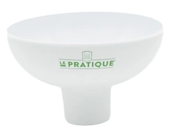 Entonnoir confiture plastique blanc diam.13cm Le Pratique