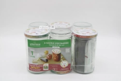 Bocal twist off sterilisable 1l d100 LE PRATIQUE pack 6+carnet rustica