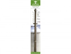 Thermomètre gaine acier inox cale carton