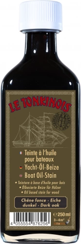 Teinte à l'huile pour bateaux chene fonce - 0,25 L