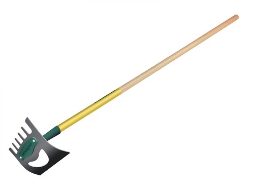 Binette À Fleurs Acier Forgé Leborgne Manche Bois L.150 Cm