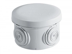 Boîte de dérivation ronde plexo - gris diamètre 60, LEGRAND