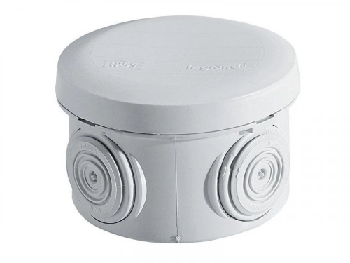 Boîte de dérivation ronde plexo - gris diamètre 60, LEGRAND
