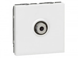 Prise Tv Type F Mosaic, Legrand, Blanc