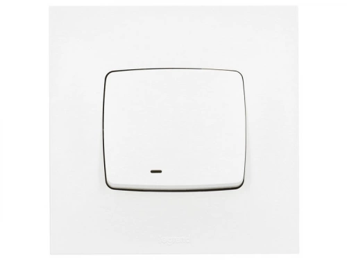 Poussoir À Voyant, Lumineux Neptune, Blanc, Legrand