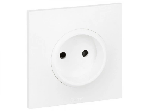 Prise Sans Terre Neptune, Blanc, Legrand