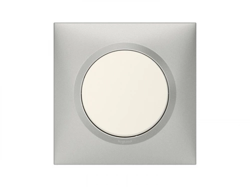 Plaque simple Dooxie, LEGRAND, aluminium
