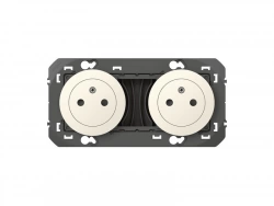 Double Prise Avec Terre Dooxie, Legrand, Blanc