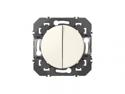 Double Poussoir, Legrand Dooxie, Blanc