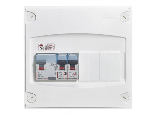 Tableau électrique équipé et précâblé LEGRAND 1 rangée 8 modules