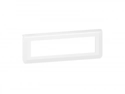 Support Et Plaque Quadruple Mosaic, Legrand, Blanche