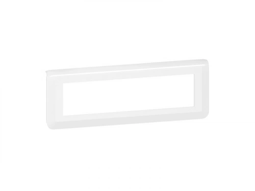 Support Et Plaque Quadruple Mosaic, Legrand, Blanche