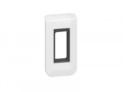 Support Et Plaque Simple 1 Module Mosaic, Legrand, Blanche