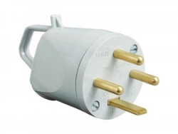 Fiche électrique mâle 3 pôles + terre, 20 A, LEGRAND