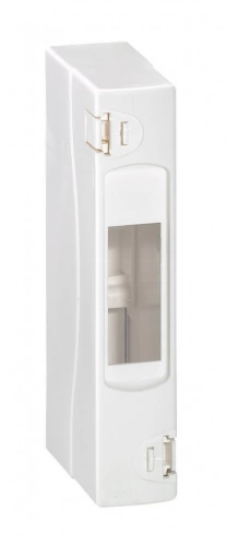 Coffret à équiper 1 rangée 2 modules blanc