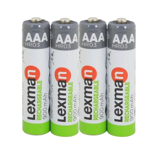 Lot de 4 piles lr06, 1.2 V, LEXMAN