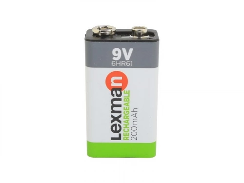 Pile Rechargeable 9 V, 200 Mah, Lexman