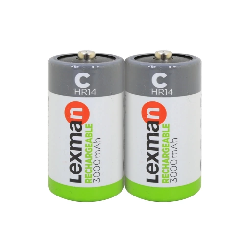 Lot de 2 piles hr-14, 1.2 V, LEXMAN