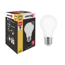 Ampoule led à détection crépusculaire, E27, 1055Lm = 75W, blanc chaud, LEXMAN