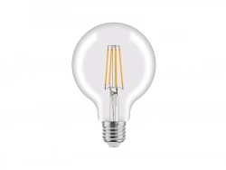 Ampoule led à filament globe 95 mm E27 75 W blanc chaud, LEXMAN