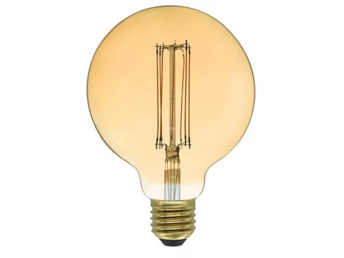 Ampoule décorative led a filament ambre E27 5.8 W, LEXMaN