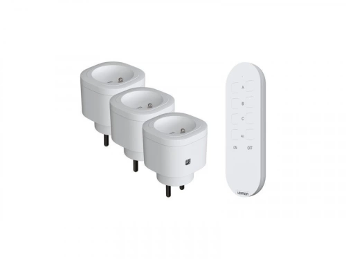 Lot de 3 prises télécommandables intérieur LEXMAN, 3000 W