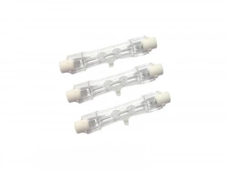 Lot de 3 ampoules halogène crayon R7S, 78 mm, 2137Lm = 116W, LEXMAN