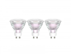 Lot de 3 ampoules led réflecteur GU10, LEXMAN, 450 Lm = 50 W blanc neutre