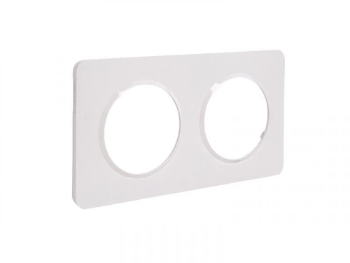 Plaque double Lumia, LEXMAN, blanc