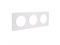 Plaque triple Lumia, LEXMAN, blanc